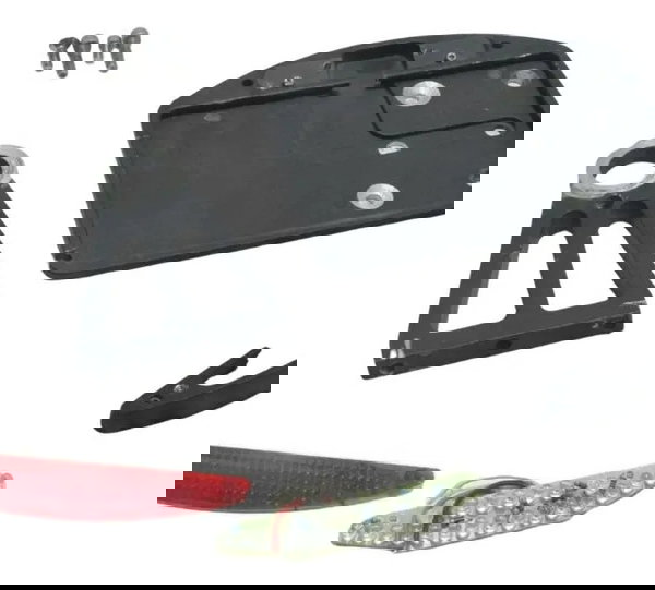 Suporte Placa Lateral C/ Avaria Harley Davidson