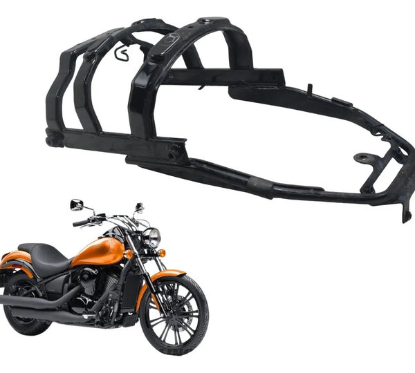 Alma Suporte Paralama Tras Kawasaki Vulcan Custom 900 09-15 Preto