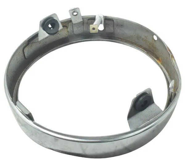 Aro Farol C/avaria Kawasaki Vulcan Custom 900 09-15 Original Prateado