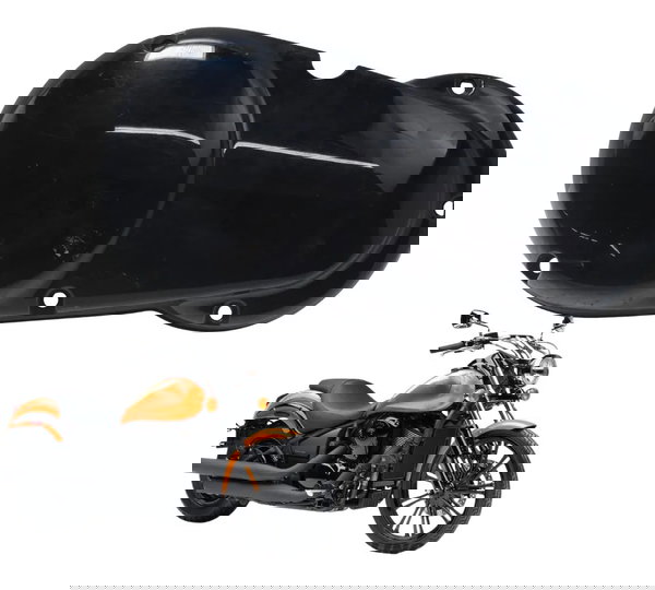 Acabamento Tampa Motor Dir Kawasaki Vulcan Custom 900 09-15