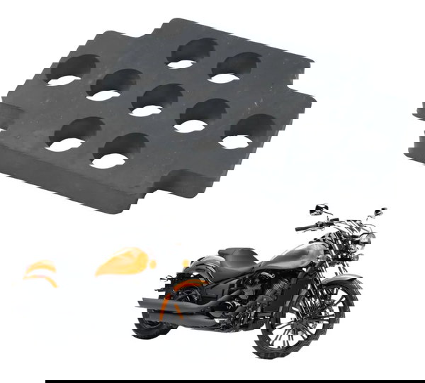 Borracha Acabamento Bateria Kawasaki Vulcan Custom 900 09-15