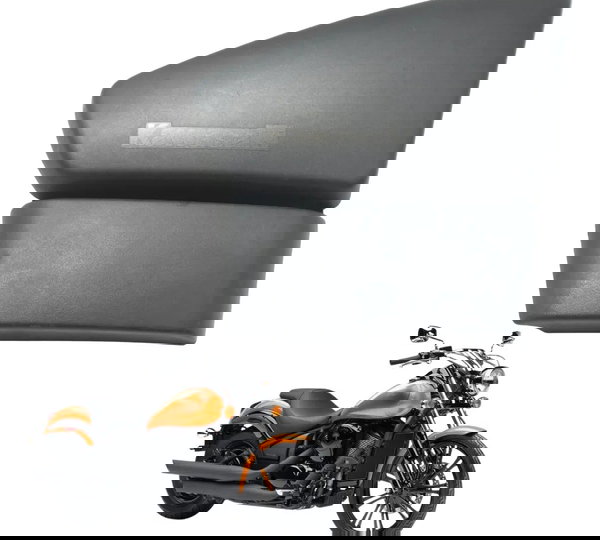 Carenagem Lateral Dir C/ava Kawasaki Vulcan Custom 900 09-15 Preto