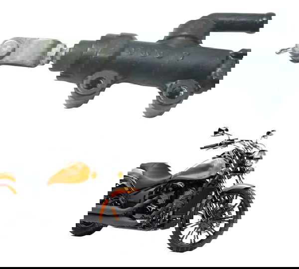 Cilindro Freio Traseiro Kawasaki Vulcan Custom 900 09-15 Ori Preto