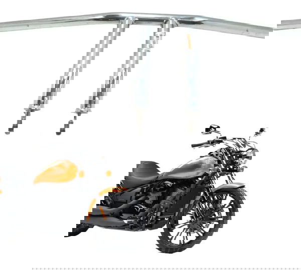 Guidão Kawasaki Vulcan Custom 900 09-15 Prateado