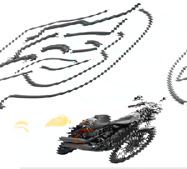 Kit Mangueiras Kawasaki Vulcan Custom 900 09-15 Original