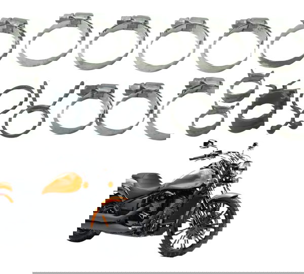 Kit Abraçadeira Diversas Kawasaki Vulcan Custom 900 09-15 Or