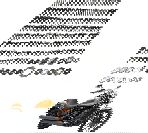 Kit Parafuso Diversos Kawasaki Vulcan Custom 900 09-15 Origi