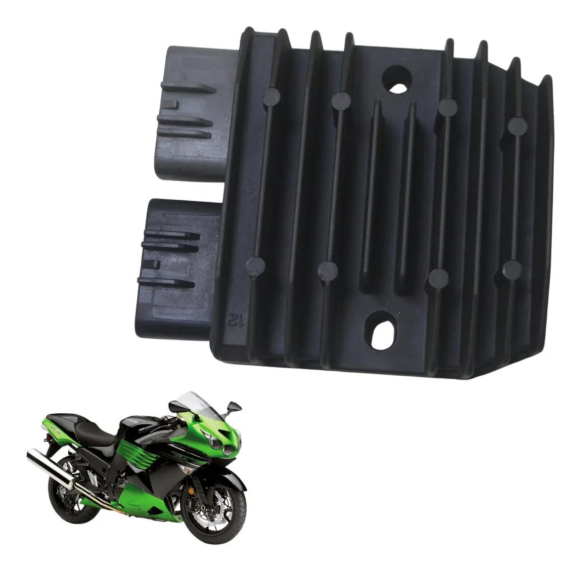 きんたろう Retificador Carga Kawasaki Ninja Zx 14r 10-11 Original 12v
