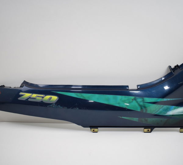 Tampa Lateral Direita Gsx 750f 91/92/93/94/95/96/97 P/reparo Azul