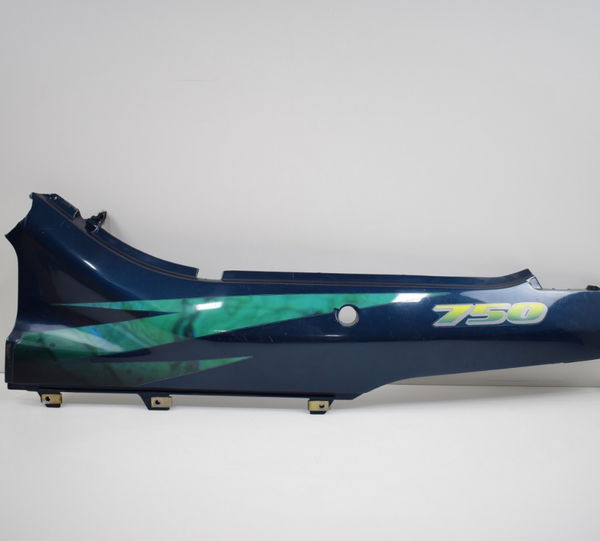 Tampa Lateral Esquerda Gsx 750f 92/93/94/95/96/97 P/reparo Azul