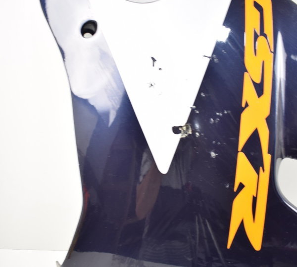 Carenagem Lateral Direita Suzuki Gsx-r 1100 W 1996 C/avaria Azul