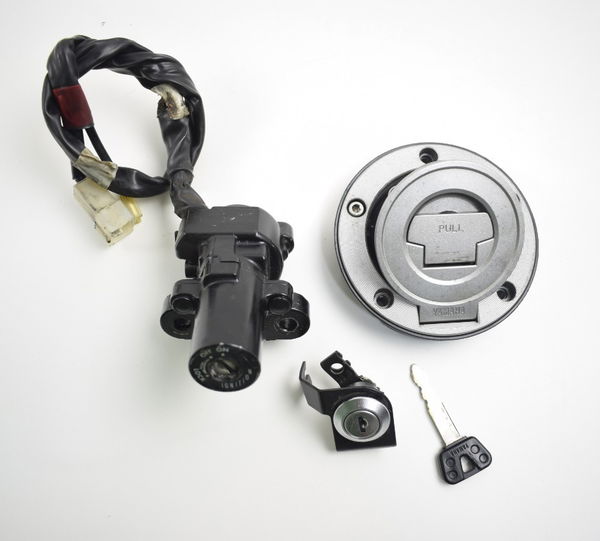 Kit Chave Ignição Tampa Trava Yzf R1 2009-2015 Original 