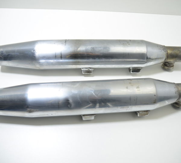 Ponteira Escape Com Avaria Harley 883r Sportster Original