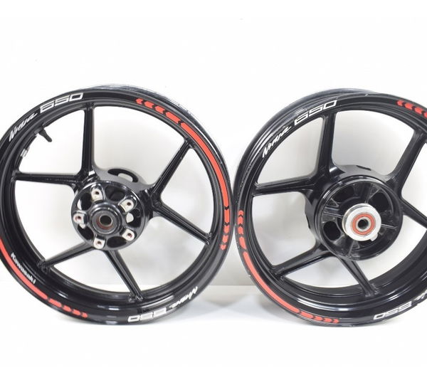 Roda Dianteira E Traseira (par) Kawasaki Ninja 650r Er6 Er-6
