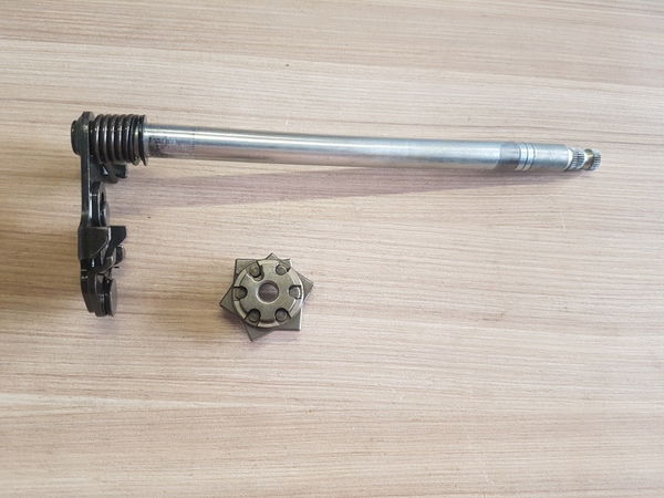 Eixo Pedal Cambio Com Estrela Cbr 600rr 03a06 Original