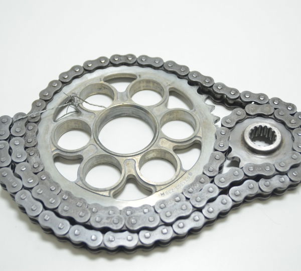 Kit Relação Transmissão Ducati Panigale 1299 S 2017 Original Prateado