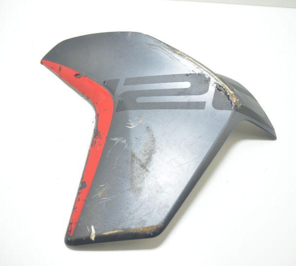 Carenagem Esquerda Com Avaria Ducati Multistrada 1200 2015 Cinza E Vermelho