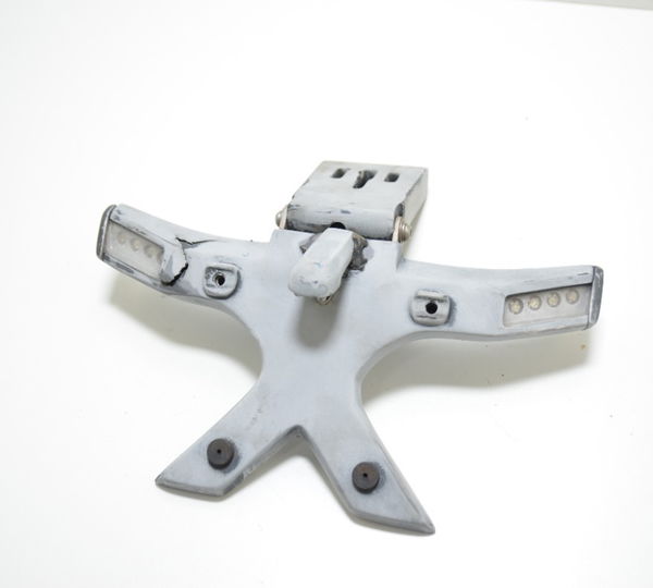 Suporte Placa C/ Avaria Kawasaki Ninja 900 Zx 9r 1998 Cinza