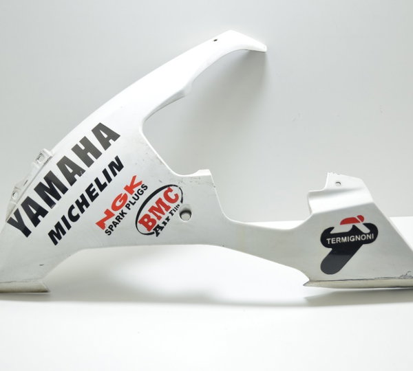 Spoiler Esquerdo C/ Avaria Yamaha Yzf R1 04-06 Original Branco