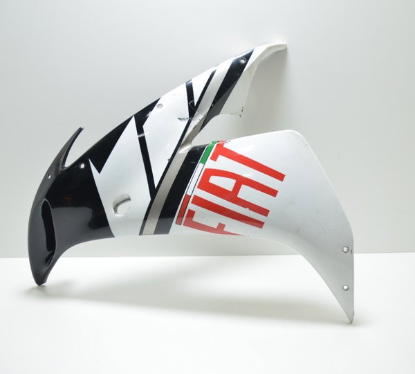 Carenagem Esquerda C/ Avaria Yamaha Yzf R1 04-06 Original Branco