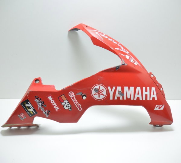 Spoiler Direito C/ Avaria Yamaha Yzf R1 2004-2006 Orig Vermelho