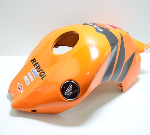 Capa Tanque C/ Detalhe Honda Cbr 1000rr 1000 Rr 08-11 Orig Laranja