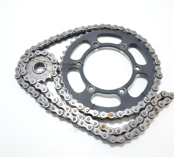 Kit Relação Kawasaki Ninja 250r 08-12 Orig Prateado