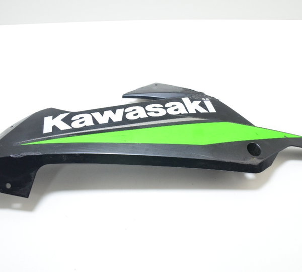 Spoiler Lado Esquerdo Kawasaki Ninja 300 Ninja300 13-18 Orig Preto