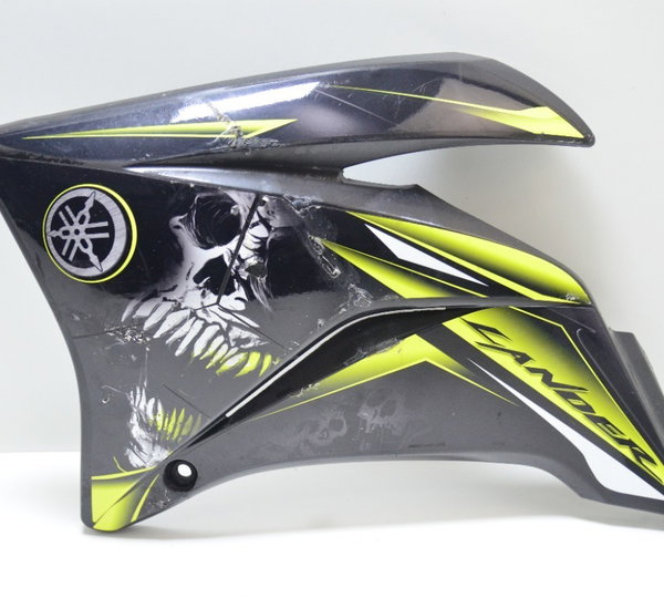 Carenagem Lateral Esq Avaria Yamaha Xtz 250 Lander 2008 Orig Preto