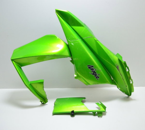 Carenagem Lateral Dir Avaria Kawasaki Ninja 1000 10-13 Orig Verde-lima