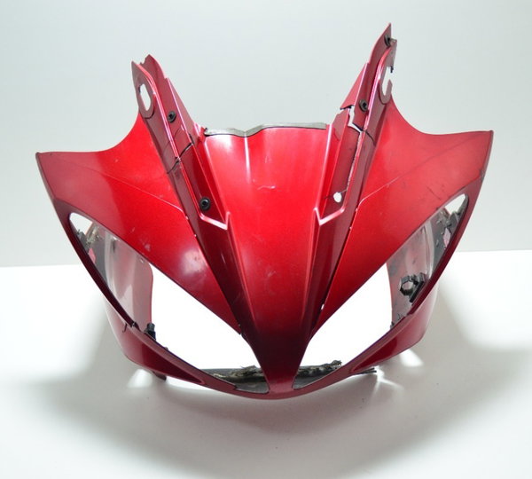 Carenagem Frontal C/ Avaria Yamaha Fazer 600 2008 Orig Vermelho
