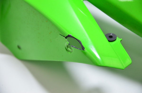Carenagem Direita Avaria Kawasaki Ninja 250r 08-12 Original