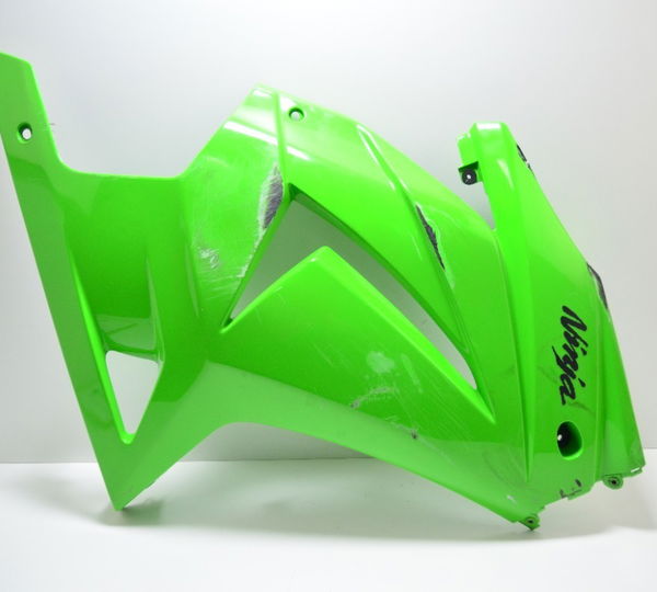 Carenagem Direita Avaria Kawasaki Ninja 250r 08-12 Original Verde-limão