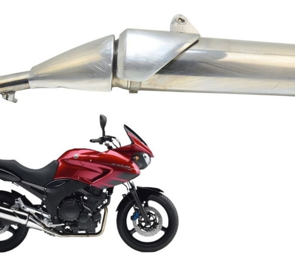 Ponteira Escape Esquerda C/ Riscos Yamaha Tdm 900 02-08 Orig