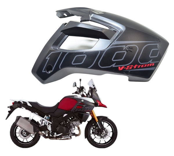 Aleta Tanque Dir C/ Avaria Suzuki Dl 1000 V Strom 14-19 Orig Preto