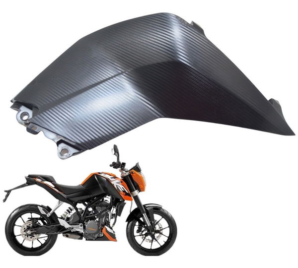 Capa Tanque Dir C/ Detalhes Ktm 200 Duke 12-17 Original Preto
