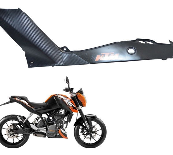 Carenagem Lateral Esquerda Ktm 200 Duke 12-17 Original Preto
