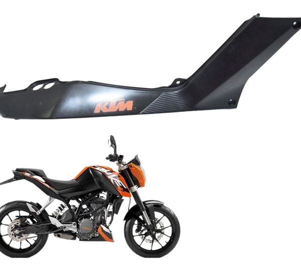Carenagem Lateral Direita Ktm 200 Duke 12-17 Original Preto