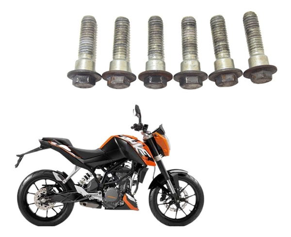 Jogo Parafuso Disco Freio Diant Ktm 200 Duke 12-17 Original