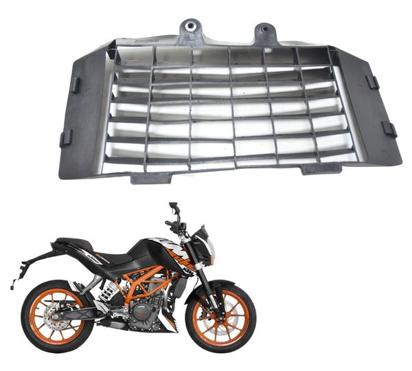 Carenagem Radiador C/ Detalhes Ktm 390 Duke 15-18 Original Preto