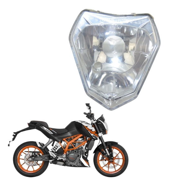 Farol C/ Detalhes Ktm 390 Duke 15-18 Original