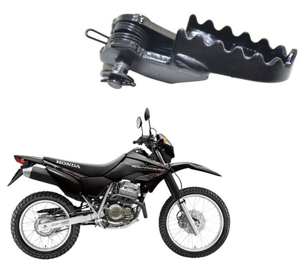Pedaleira Dianteira Dir Honda Xr 250 Tornado 01-08 Original