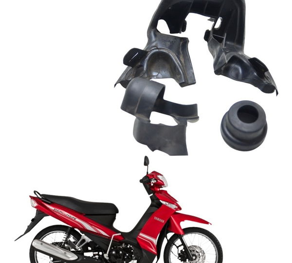 Jogo Borracha Acabamento Yamaha Crypton 115 Ed 11-16 Orig