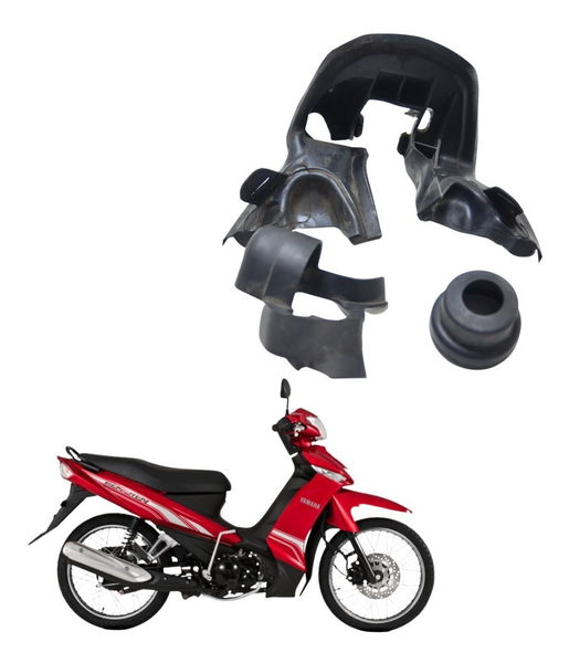 Jogo Borracha Acabamento Yamaha Crypton 115 Ed 11-16 Orig