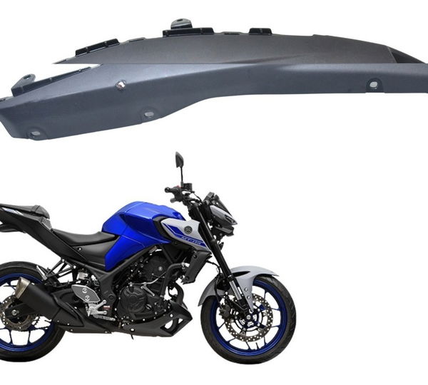 Carenagem Inferior Rabeta Esq Avaria Yamaha Mt 03 21-23 Orig Preto