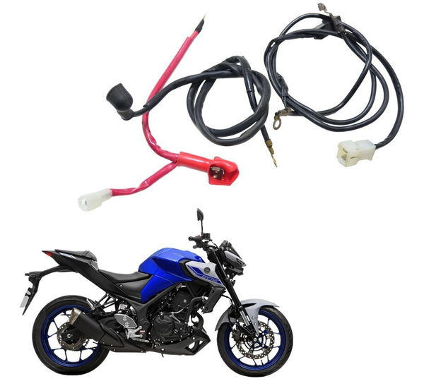 Cabo Bateria +/- Yamaha Mt 03 21-23 Original