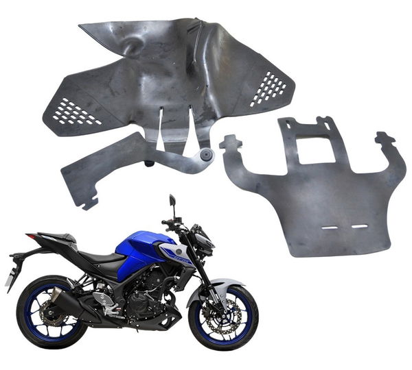 Jogo Borrachas Acabamento Yamaha Mt 03 21-23 Original