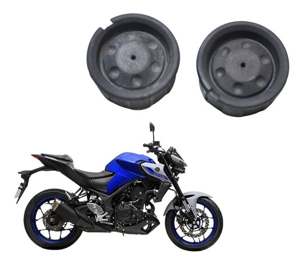 Par Borrachas Suporte Tanque Yamaha Mt 03 21-23 Original