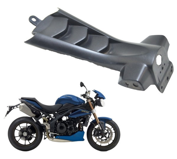 Acabamento Suport Placa Avar Triumph Speed Triple 1050 13-15 Preto