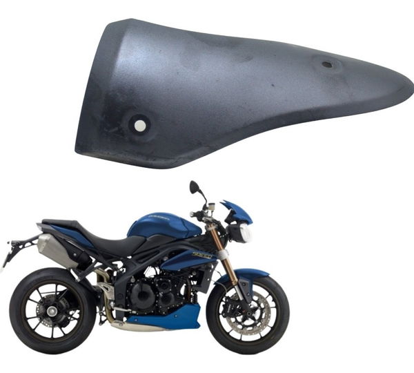 Capa Ponteira Escape Esquerd Triumph Speed Triple 1050 13-15